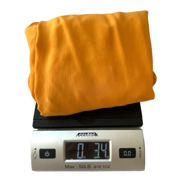 Banana Republic Braided Front Silk Tunic Dress, Size S, Yellow Orange - Picture 10 of 10